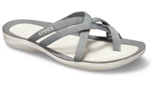Load image into Gallery viewer, Crocs Australia Swiftwater Webbing Flip | Smoke/Oyster One country Mouse Yamba