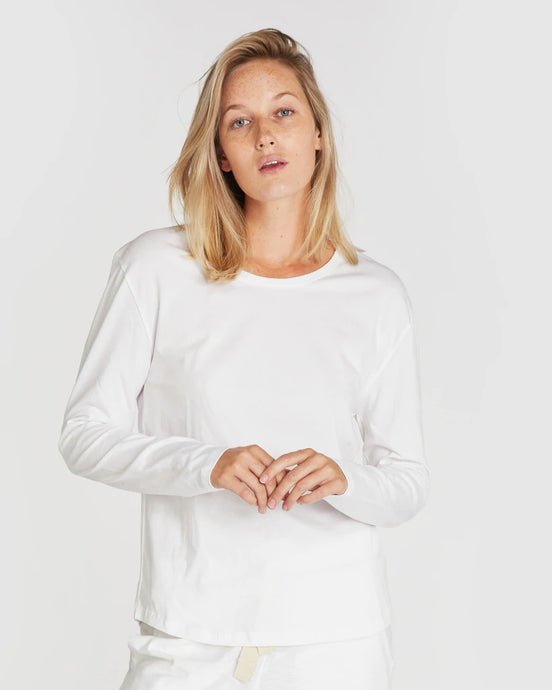 The Crew Long Sleeve - White
