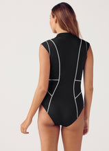 Load image into Gallery viewer, Ursula Cap Sleeve One Piece Nero