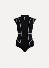 Load image into Gallery viewer, Ursula Cap Sleeve One Piece Nero