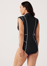 Load image into Gallery viewer, Ursula Cap Sleeve One Piece Nero