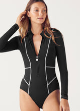 Load image into Gallery viewer, Ursula Long Sleeve One Piece Nero