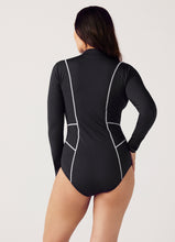 Load image into Gallery viewer, Ursula Long Sleeve One Piece Nero
