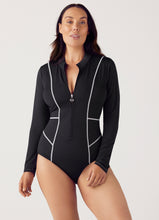 Load image into Gallery viewer, Ursula Long Sleeve One Piece Nero