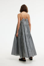 Load image into Gallery viewer, Willow Maxi Dress Black And Ivory Gingham