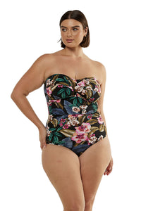 Waikiki Twist Front Bandeau One Piece