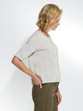 Load image into Gallery viewer, Elbow Spot Cardi - Stone
