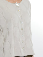 Load image into Gallery viewer, Elbow Spot Cardi - Stone