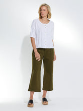 Load image into Gallery viewer, Elbow Spot Cardi - White