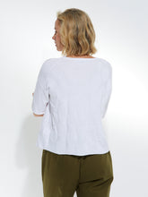 Load image into Gallery viewer, Elbow Spot Cardi - White