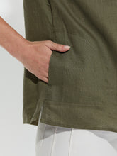 Load image into Gallery viewer, 3/4 Linen Shirt - Khaki