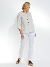 Load image into Gallery viewer, 3/4 Linen Shirt - Stone