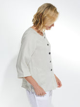 Load image into Gallery viewer, 3/4 Linen Shirt - Stone