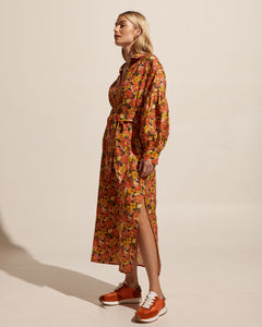 beeline dress sunset floral