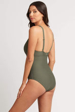 Load image into Gallery viewer, Bella D/Dd Cup One Piece With Macrame Detail | Khaki