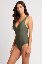 Load image into Gallery viewer, Plunge Multifit One Piece With Macrame Detail