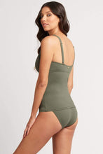Load image into Gallery viewer, Bella D/Dd Singlet Top With Macrame Detail | Khaki