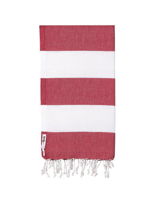 Knotty Capri Turkish Towel | Cherry