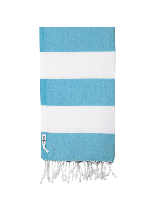 Knotty Capri Turkish Towel - Marine