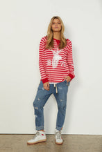 Load image into Gallery viewer, Striped Wild Long Sleeve Tee Red/Pink