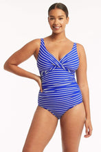 Load image into Gallery viewer, Chamarel Cross Front Multifit One Piece - Cobalt