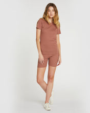 Load image into Gallery viewer, The Rib Tee - Cognac