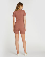 Load image into Gallery viewer, The Rib Tee - Cognac