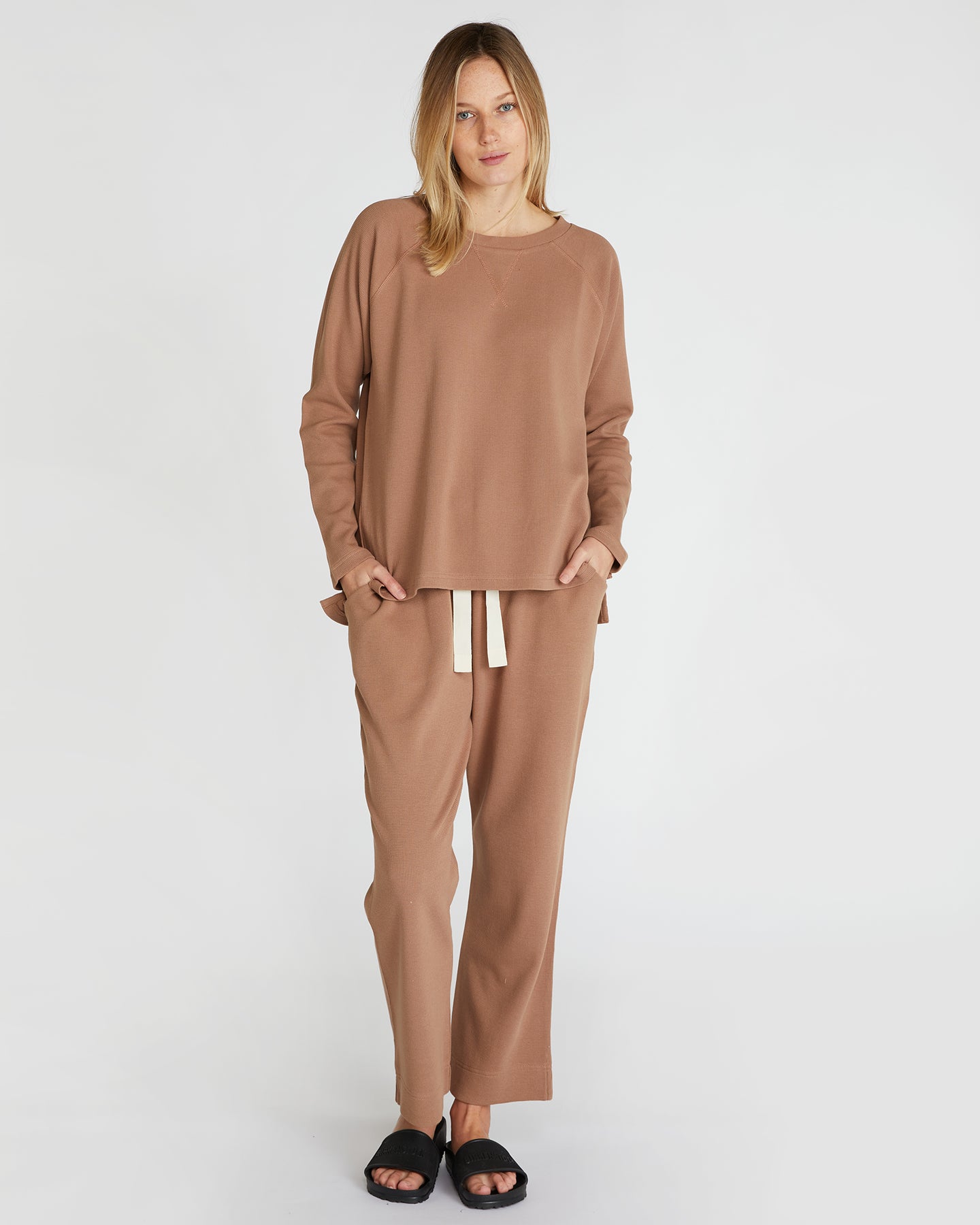 The Waffle Pant | Nutmeg