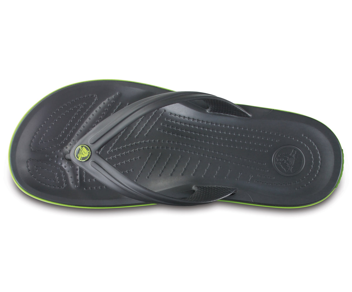 Crocband Flip Graphite / Volt Green