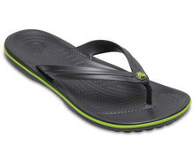 Load image into Gallery viewer, Crocband Flip Graphite / Volt Green