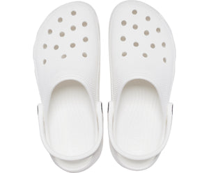 Classic Platform Clog - White