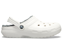 Load image into Gallery viewer, Classic Lined Clog - White/Grey