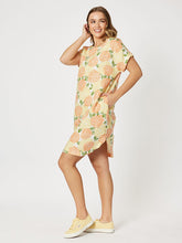 Load image into Gallery viewer, Citrus Print Linen Dress