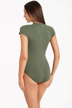 Load image into Gallery viewer, Short Sleeve Multifit One Piece - Khaki