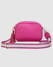 Load image into Gallery viewer, Jacinta Metallic Fuschia Crossbody Bag