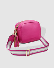 Load image into Gallery viewer, Jacinta Metallic Fuschia Crossbody Bag
