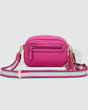 Load image into Gallery viewer, Jacinta Metallic Fuschia Crossbody Bag