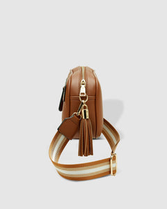 Jacinta Tan Metallic Crossbody Bag