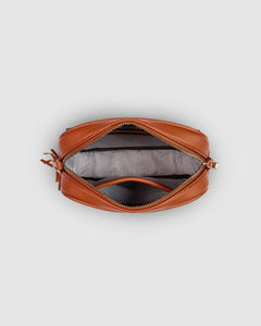 Jacinta Tan Metallic Crossbody Bag