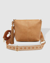Load image into Gallery viewer, Kasey Camel Stripe Crossbody Bag