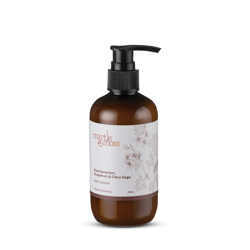 Body Lotion | Rose Geranium, Grapefruit and Clary Sage