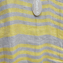 Load image into Gallery viewer, Box Top with Sleeve Raso Aida lemon/Naturale stripe