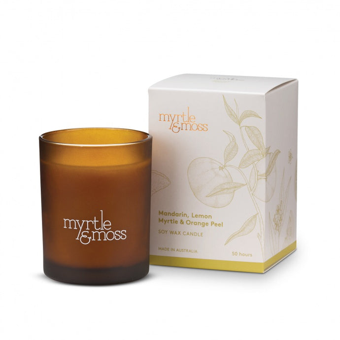 Soy Wax Candle | Mandarin, Lemon Myrtle and Orange Peel