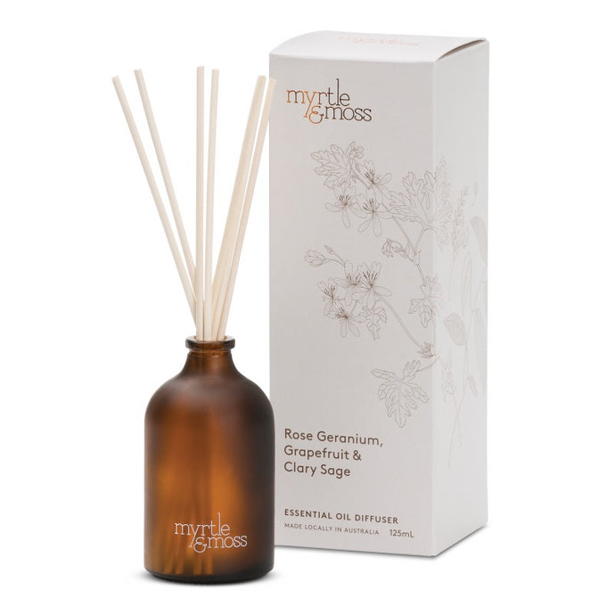 Essential Oil Diffuser | Rose Geranium, Grapefruit and Clary Sage