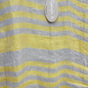 Box Top - Lemon Naturale stripe