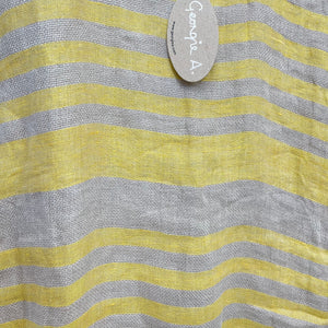 Box Top - Lemon Naturale stripe