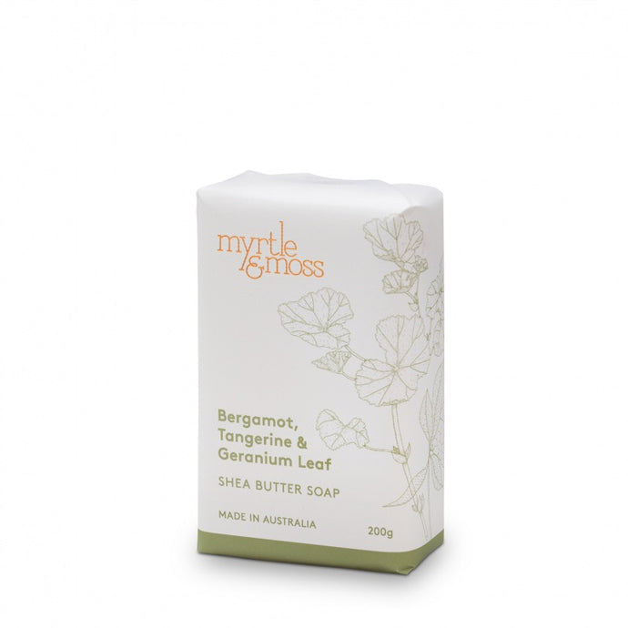 Shea Butter Soap | Bergamot, Tangerine and Geranium Leaf