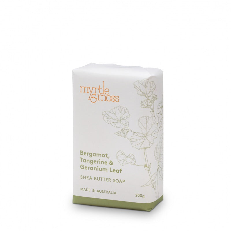 Shea Butter Soap | Bergamot, Tangerine and Geranium Leaf