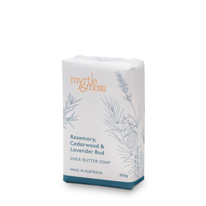 Shea Butter Soap | Rosemary, Cedarwood and Lavender Bud