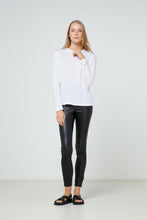 Load image into Gallery viewer, Elka Collective EC Linen Long Sleeve Tee - White. Linen tee. Linen long sleeve tee